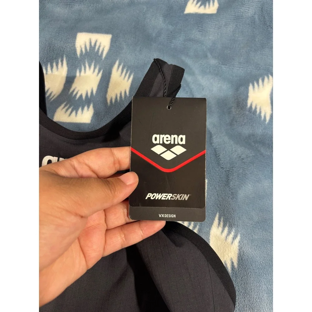 Arena Powerskin Carbon Flex VX Open Back Kneeskin Dark Grey Black US 28 2A48056